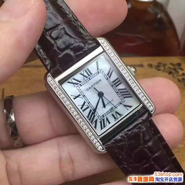 广州站西市场高仿手表低价批发,镶钻方形机械